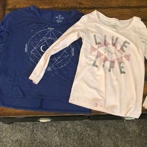 American Eagle Long Sleeve Graphic Tees